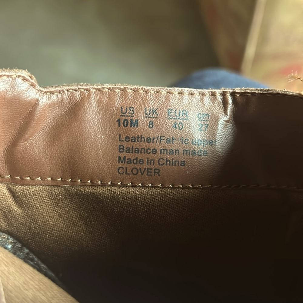 Brown distressed side zip booties - hardly worn - side Fringes - great shape